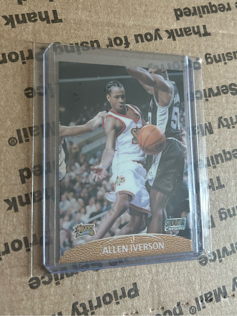 Allen Iverson ‘00 Topps Stadium Club Chrome Card No. 1